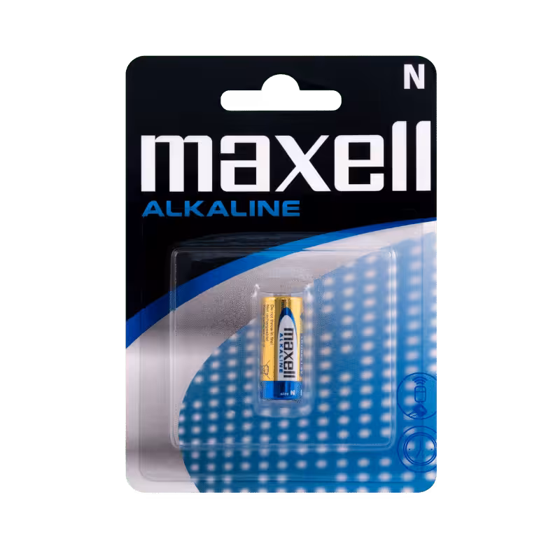 Maxell Alkaline LR1-batterij: enkele N-batterij in blisterverpakking, 1,5 V