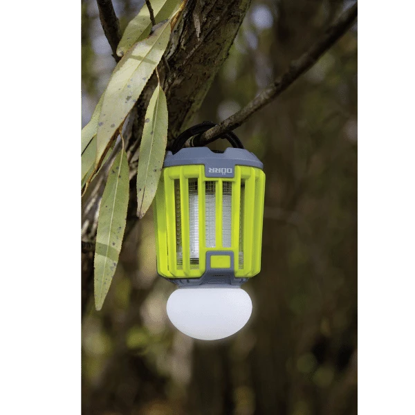 Dörr Anti-Muggen Campinglamp MX-9: Draagbare LED-kampeerlantaarn met ingebouwd muggenwerend UV-licht