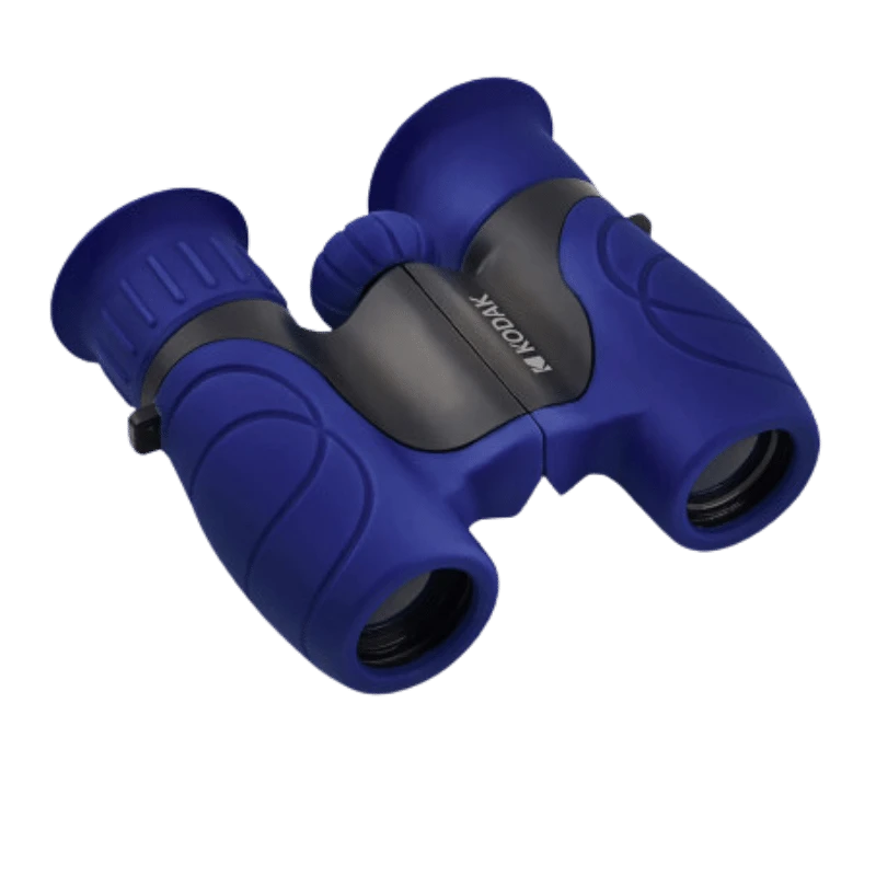 KODAK BCS100 8x21 verrekijker voor kinderen: Blauwe, compacte verrekijker, ideaal voor buitenavonturen met kinderen.