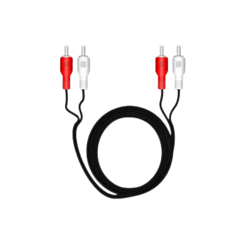 MediaRange RCA 2M/M 3m Cinch-kabel: 2 meter lange audiokabel met rode en witte RCA-connectoren.