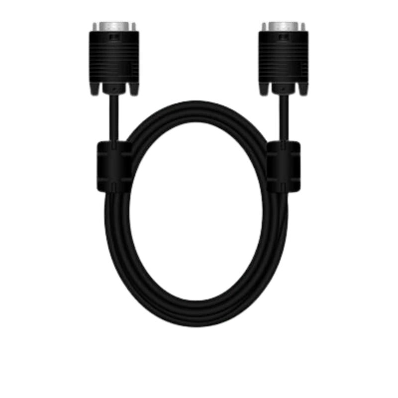 MediaRange MRCS148 VGA-kabel: 1,8 m zwarte VGA (D-Sub)-kabel