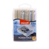 Maxell Alkaline AAA-batterijen (24 stuks): LR03 1,5V-batterijen in een doorzichtige plastic opbergdoos. Ideaal voor elektronische apparaten.