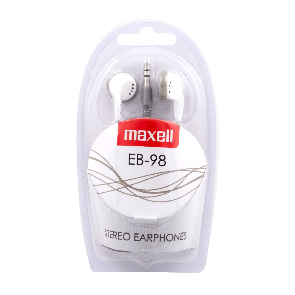 Maxell EB-98 Oortjes 303452 kleur Wit.