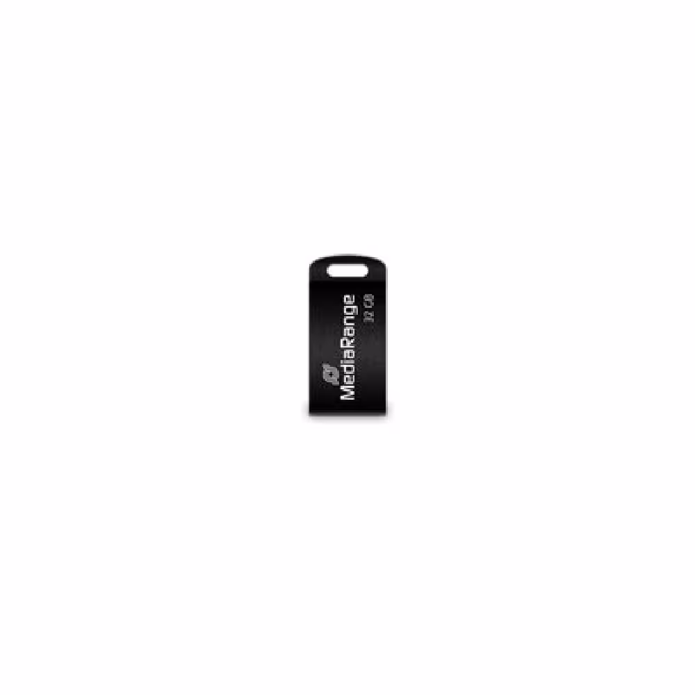 MediaRange Nano 32GB USB-stick - Zwarte USB-stick voor gegevensopslag.